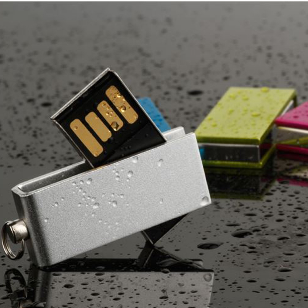 USB Flash 2.0 16 Gb VDM-055, пластик, метал, белый