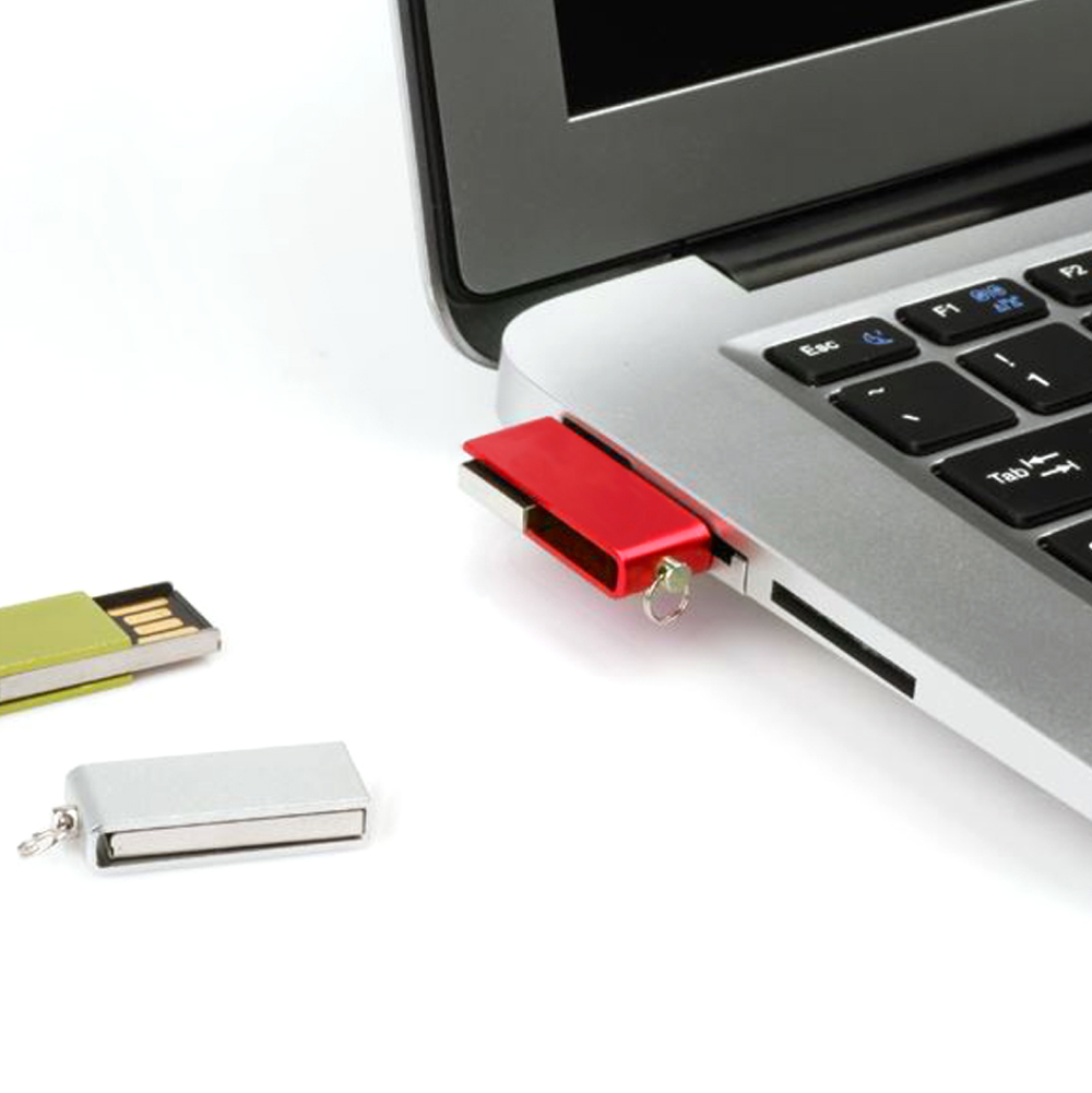 USB Flash 2.0 16 Gb VDM-055, пластик, метал, белый