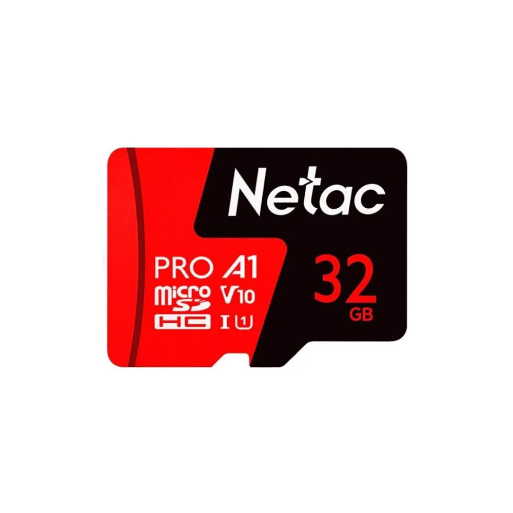 Карта памяти Netac MicroSDHC, 32 Gb, V10/U1/C10, P500 Extreme Pro