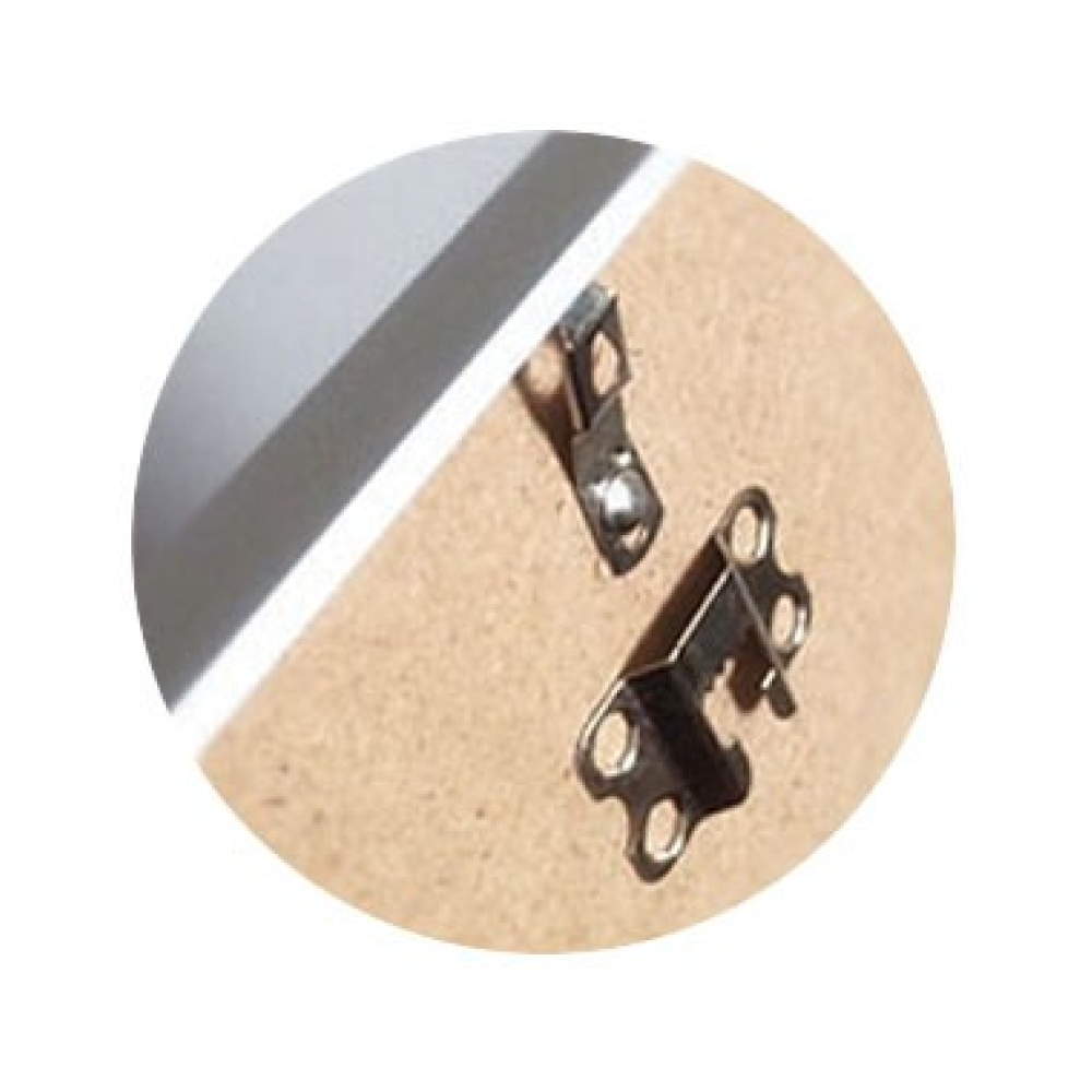 Фоторамка Zebra, 21*30 мм, со стеклом, с ножкой, серебристый