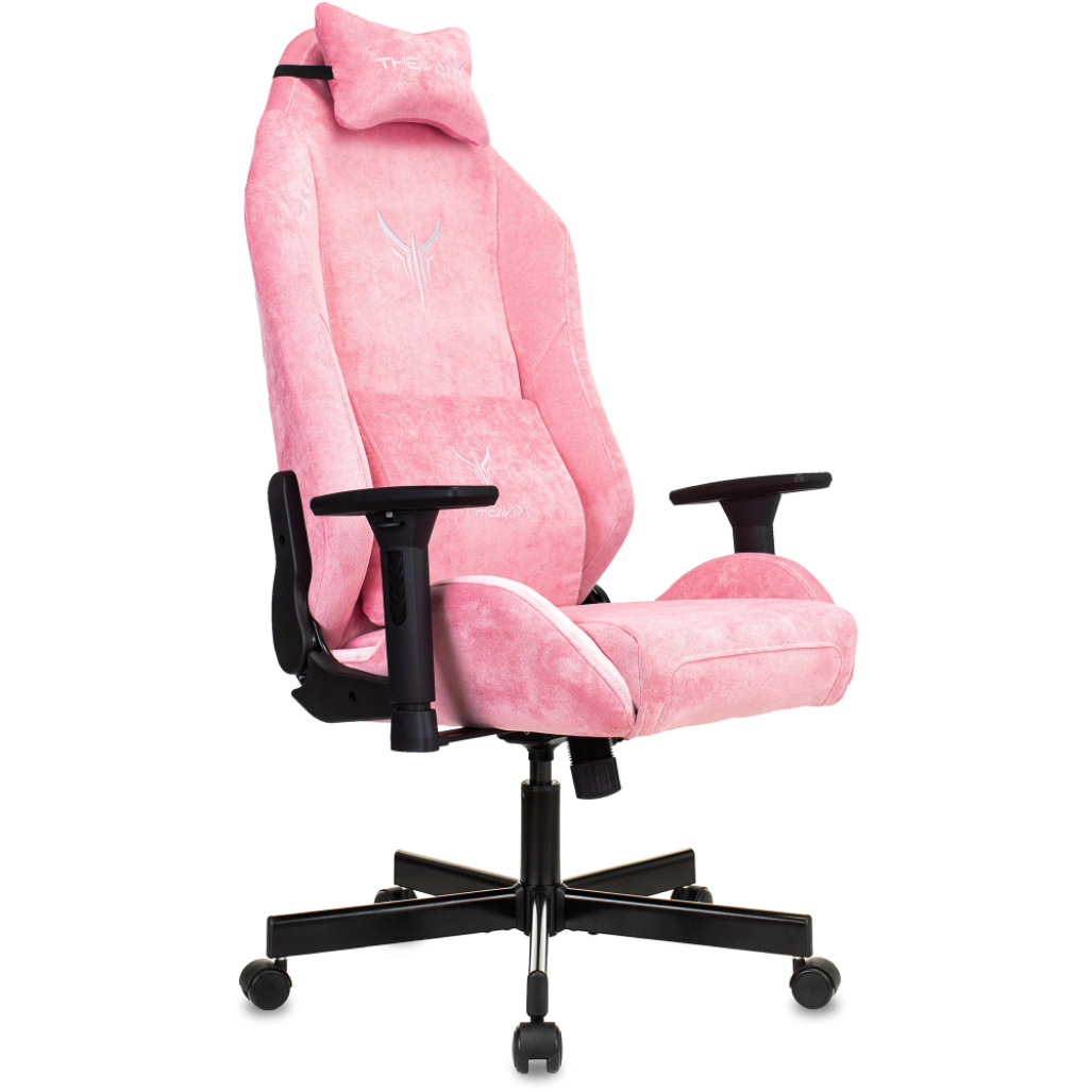 Кресло игровое Knight N1 Fabric ткань, розовый
