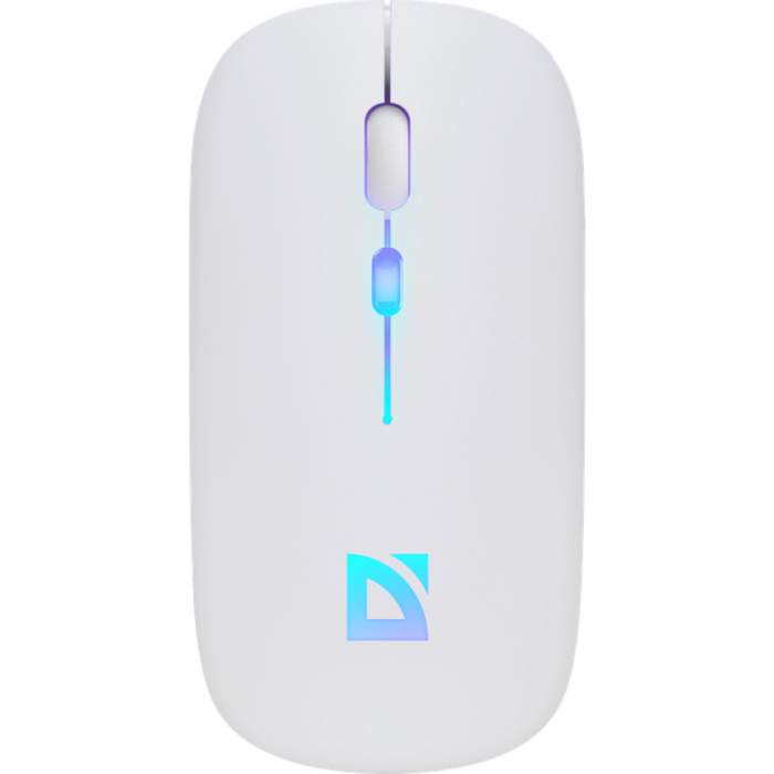 Мышь DEFENDER Touch MM-997, беспроводная, белый, 800-1600 dpi