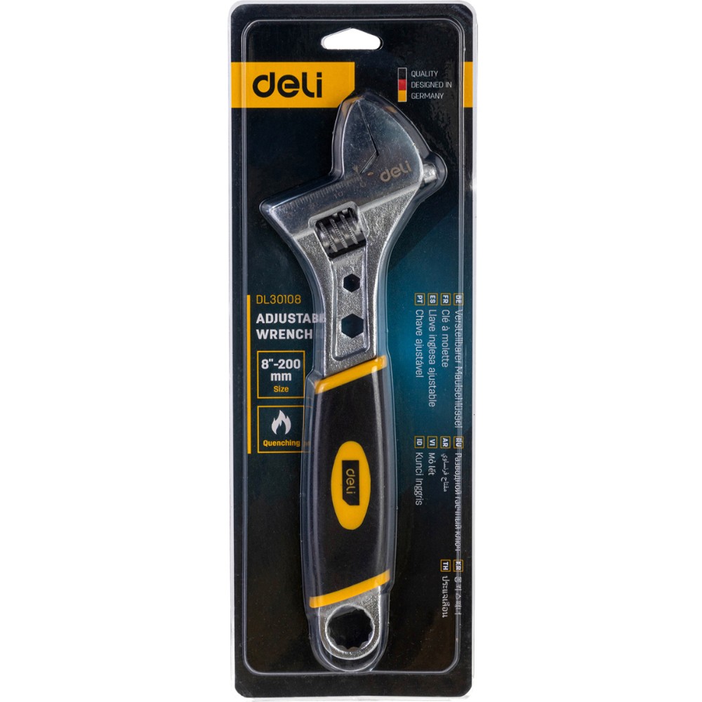 Ключ разводной Deli 