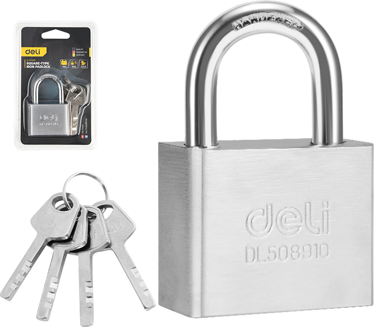 Замок навесной Deli 