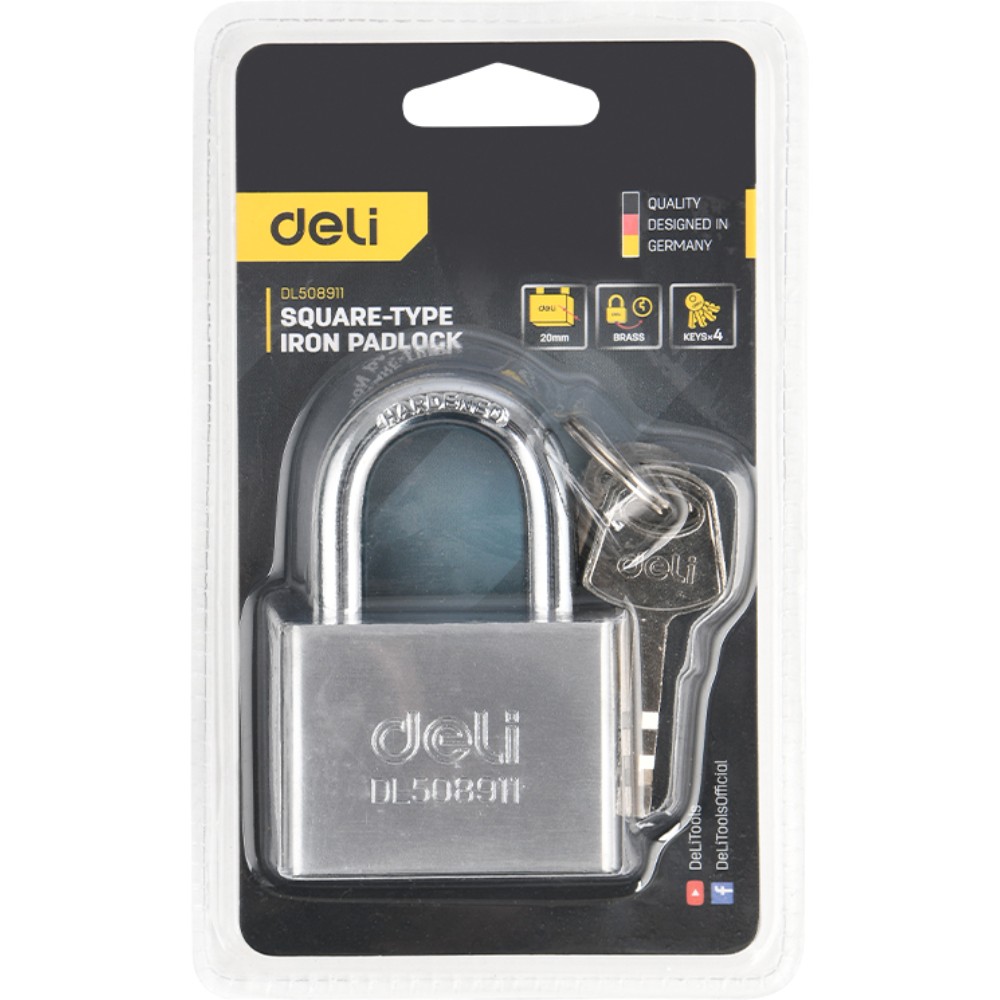 Замок навесной Deli 