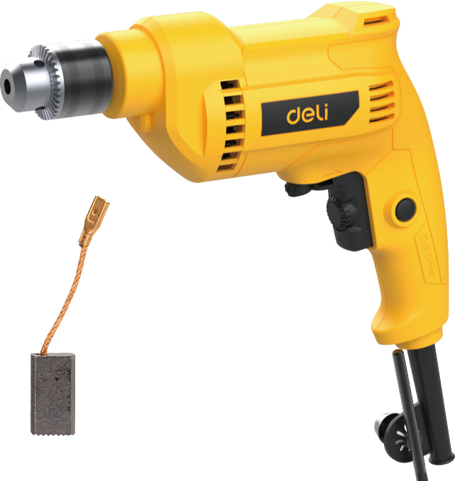 Дрель Deli YS EDL-DZ10-E3 500 Вт, 3300 об/мин, 1 скорость