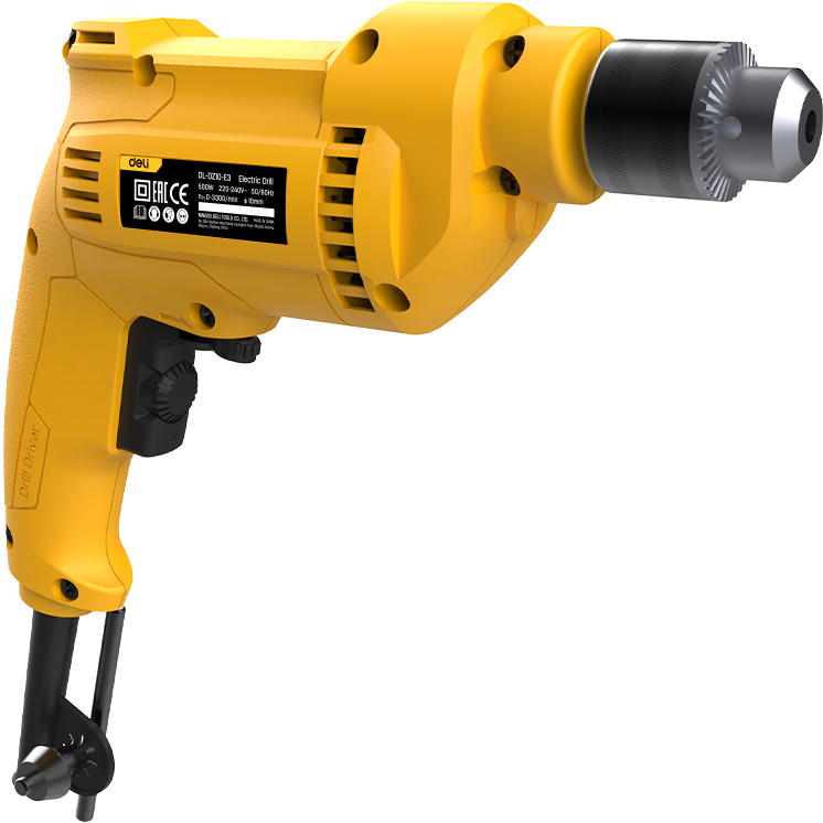 Дрель Deli YS EDL-DZ10-E3 500 Вт, 3300 об/мин, 1 скорость