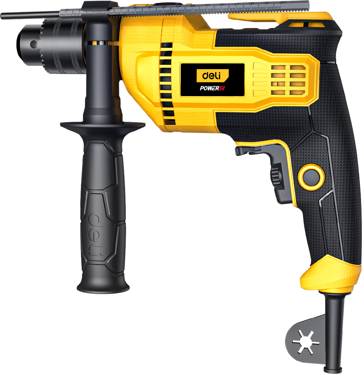 Дрель Deli YS EDL-CZ13-E6 Ударная 820 Вт, 3000 об/мин, 1 скорость