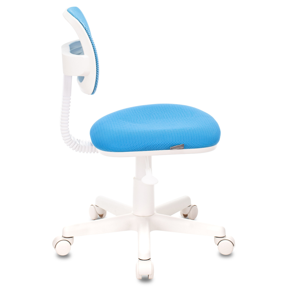 Кресло детское Бюрократ CH-W299, ткань, сетка, пластик, голубой