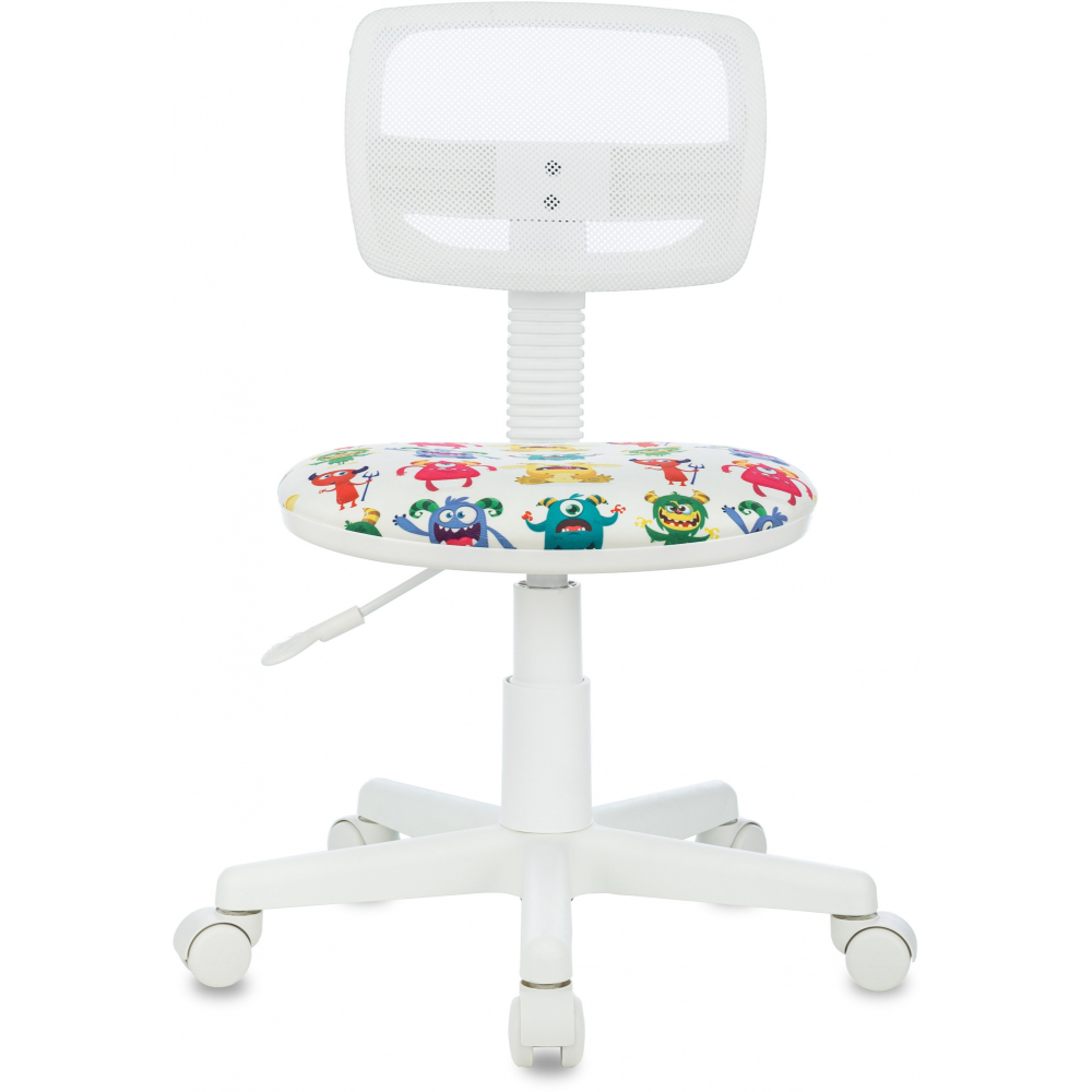 Кресло детское Бюрократ CH-W299, ткань, сетка, пластик, мультиколор монстры