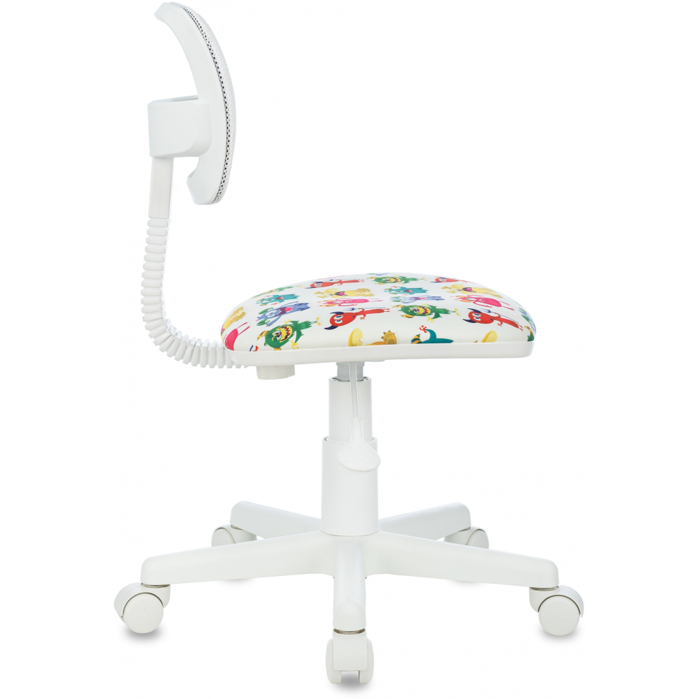 Кресло детское Бюрократ CH-W299, ткань, сетка, пластик, мультиколор монстры