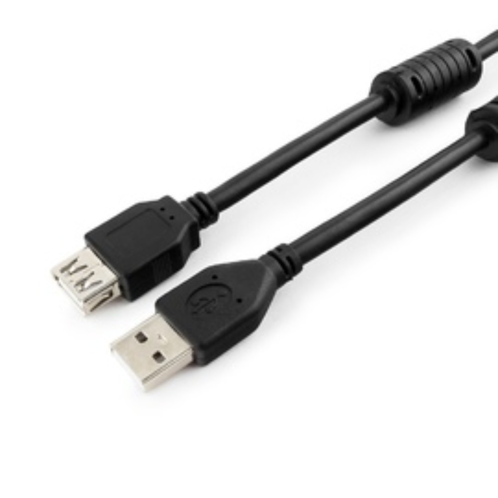Кабель-удлинитель Cablexpert CCF2-USB2-AMAF-6 USB2.0 AM/AF, 1.8м, черный