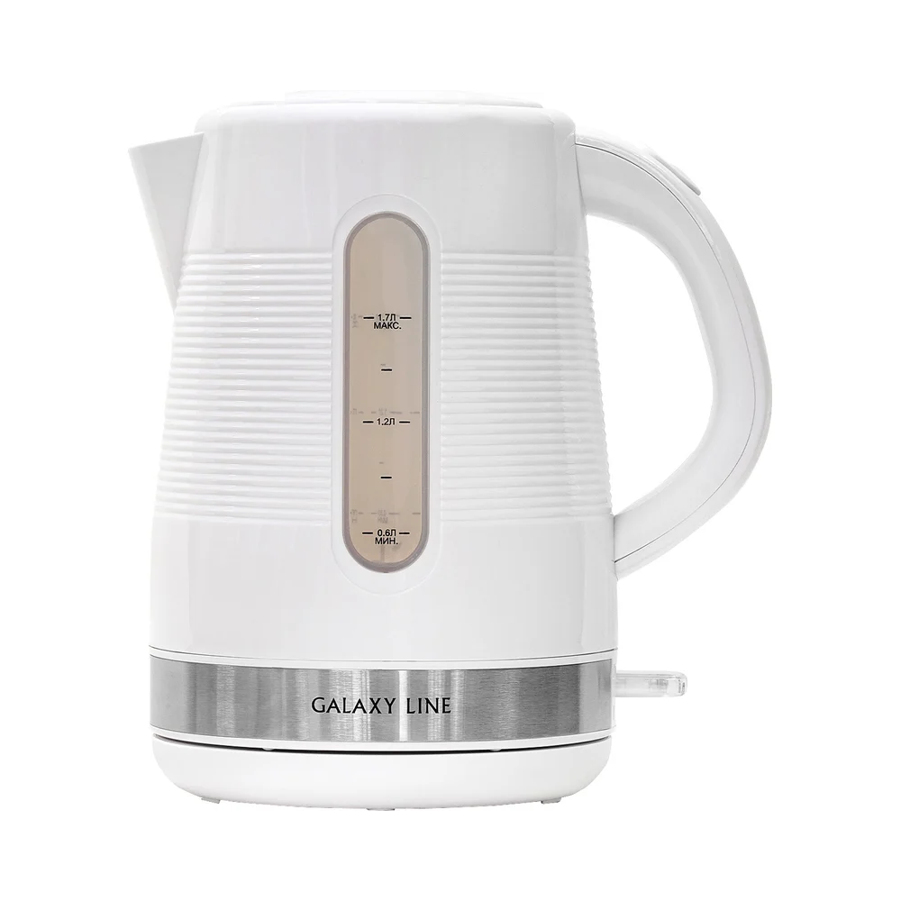 Электрочайник Oasis K-1PW, пластик, белый