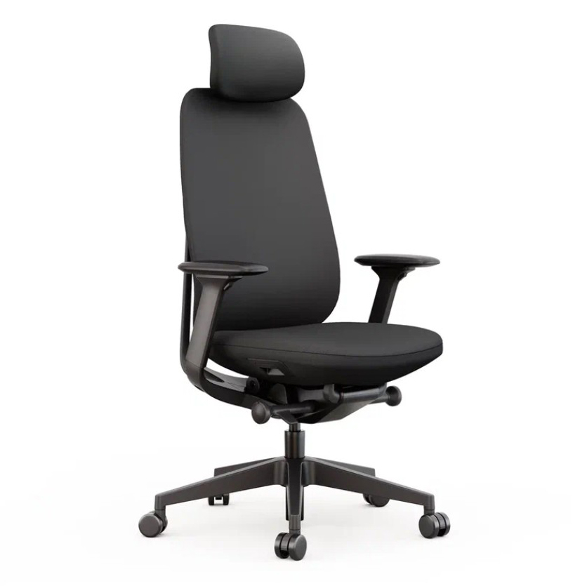 Кресло для руководителя SitZone E-AC-001A-P1-BK ткань, черный