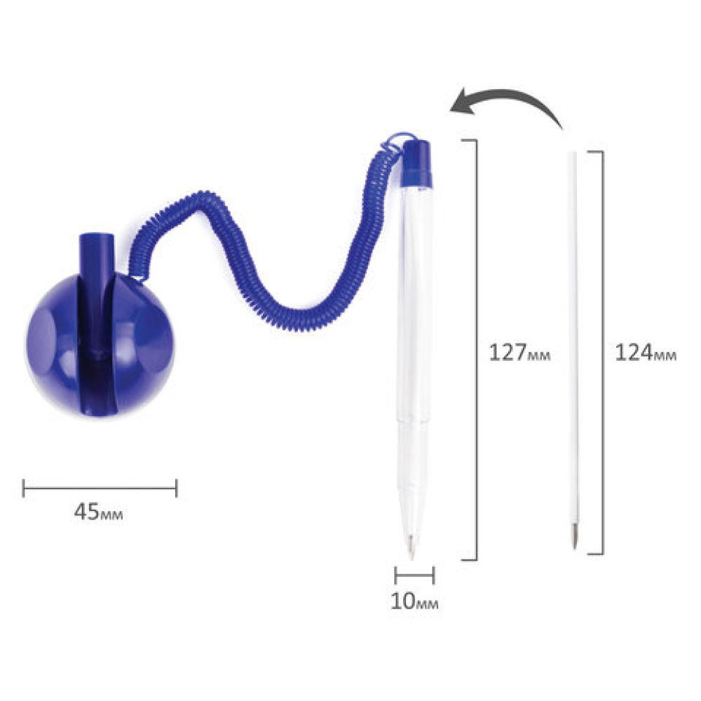 Ручка шариковая на подставке 