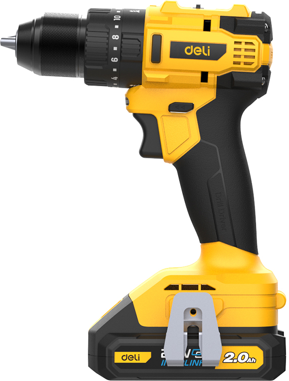 Аккумуляторная дрель-шуруповерт Deli YS EDC150 20 В, 50 Нм, 2 АКБ, 2 Ач, сумка