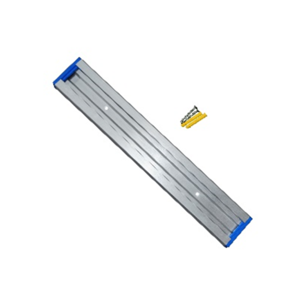 Кронштейн настенного крепления под 4 предмета с заглушками, 33 см, синий