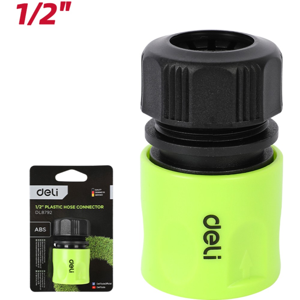 Соединитель-коннектор для шлангов Deli GS EDL8792, 1/2