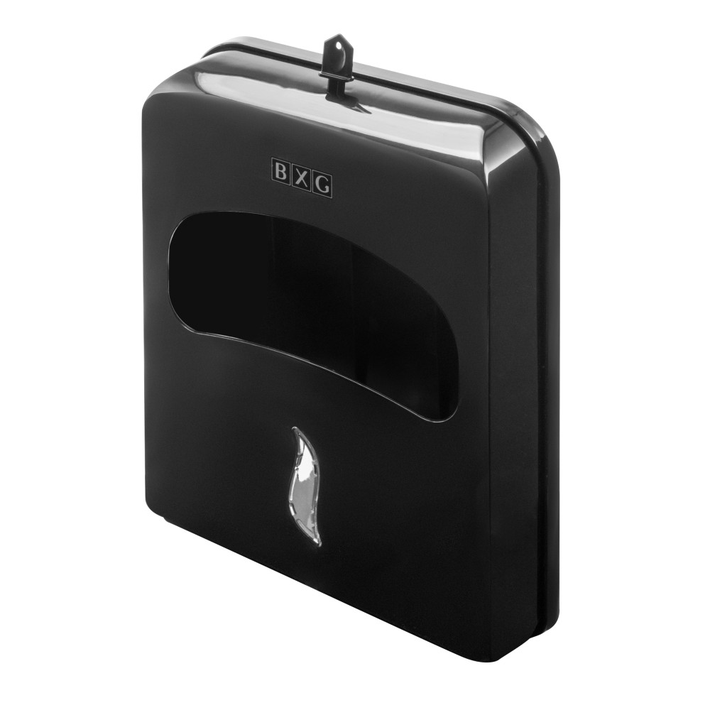 Диспенсер BXG-CD-8019В для бумажных покрытий на унитаз, черный