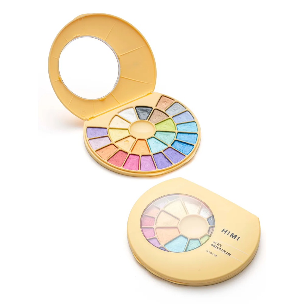 Краски акварельные металлик 