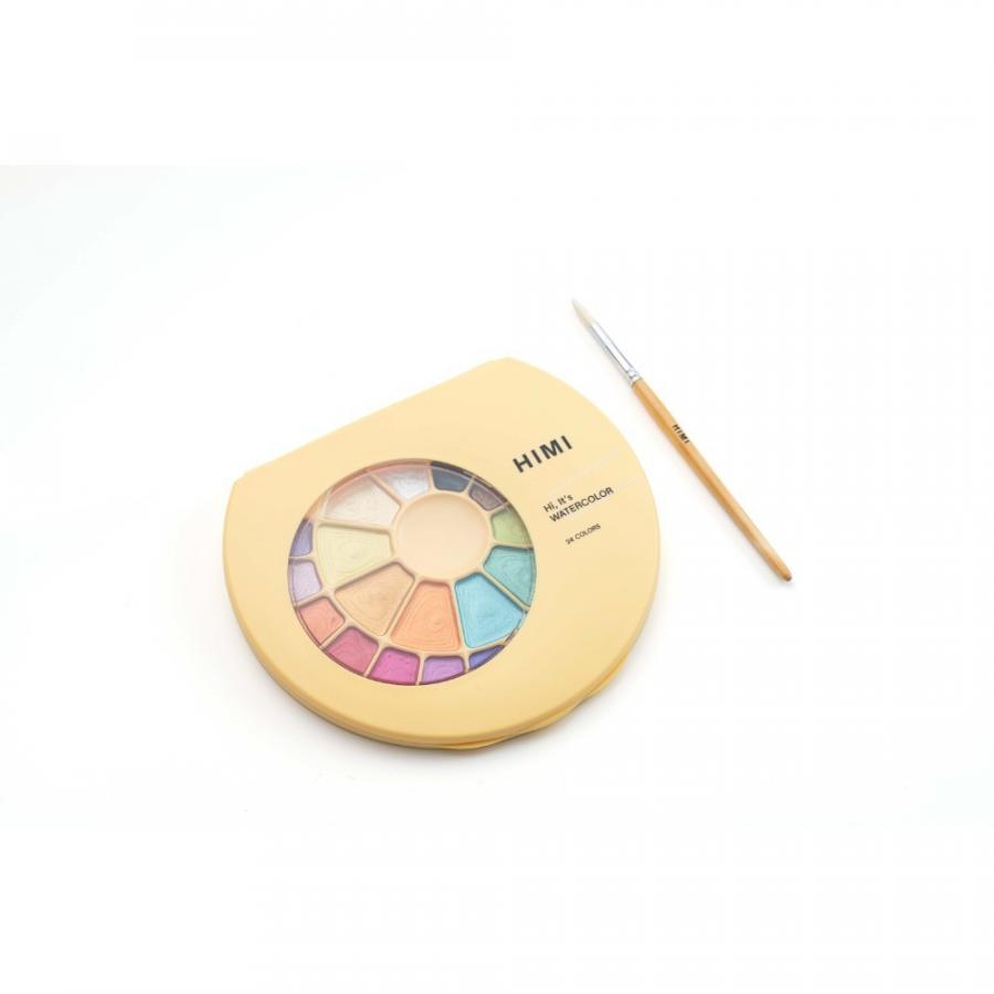 Краски акварельные металлик 