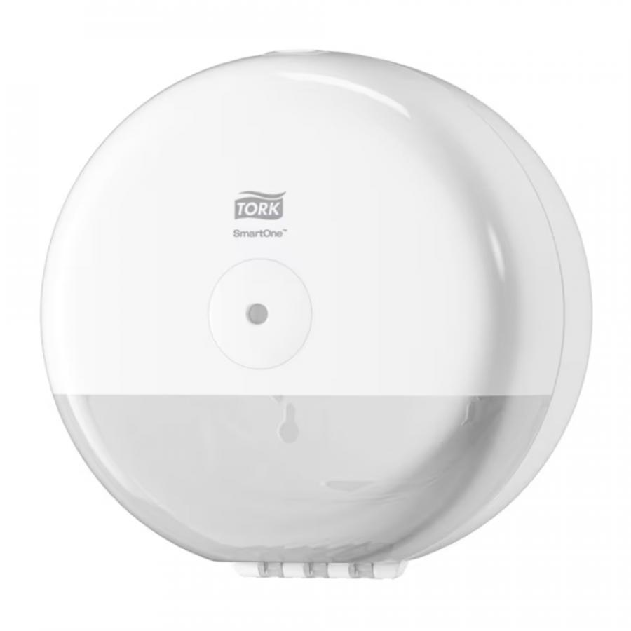 Диспенсер TORK SmartOne, для туалетной бумаги в мини рулонах, пластиковый, белый, T9