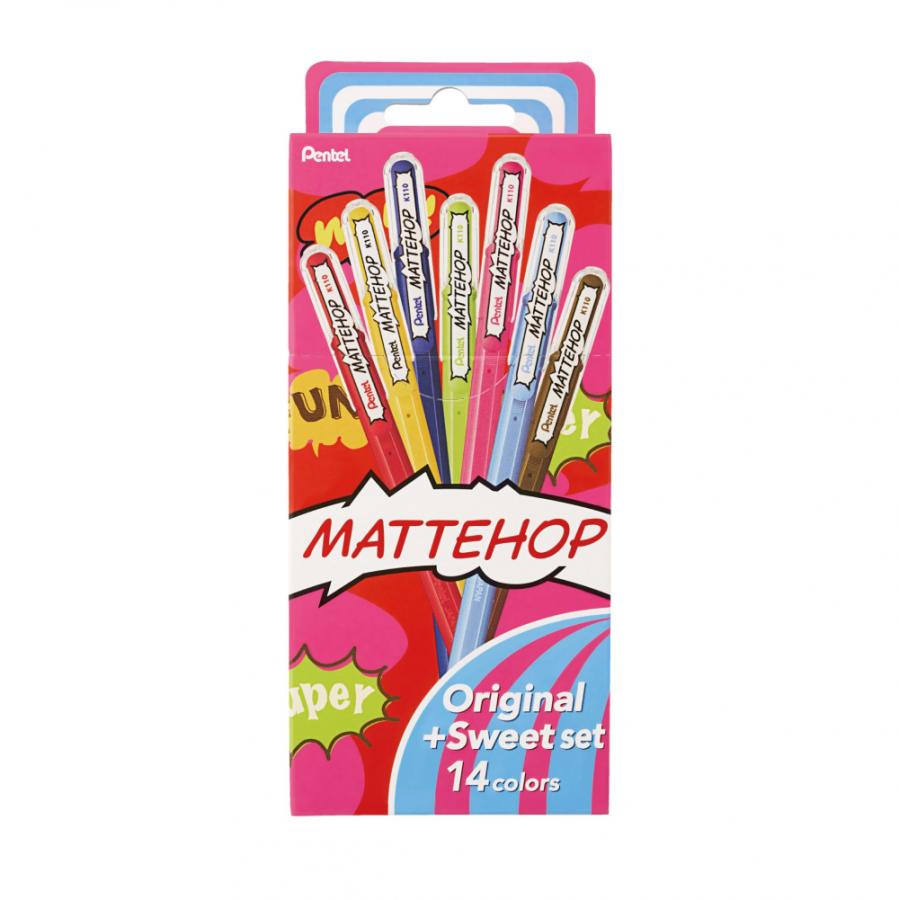 Набор ручек гелевых Mattehop 