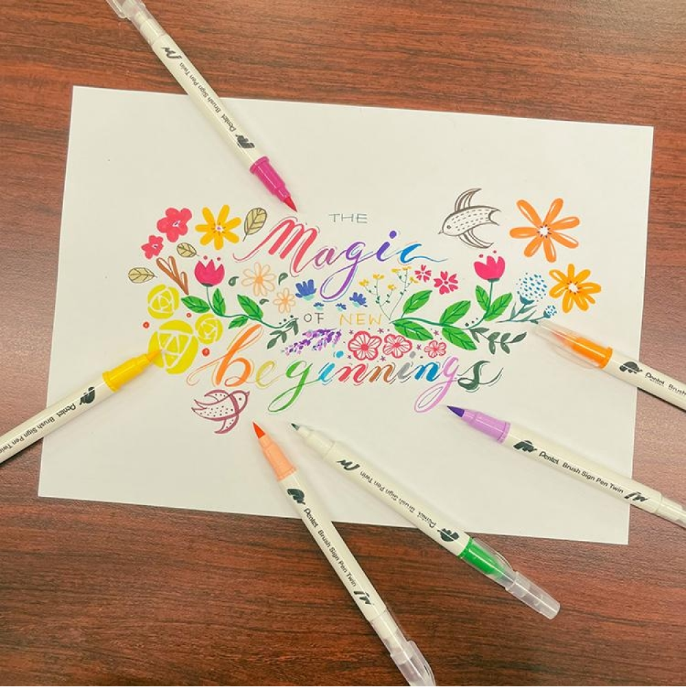 Маркер-кисть 