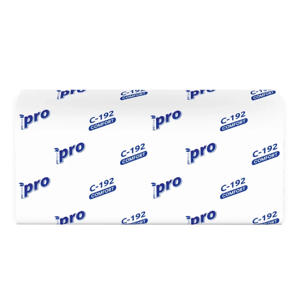 Полотенца бумажные  PROtissue V - сложение 250 листов, 1 слой, 100% целлюлоза