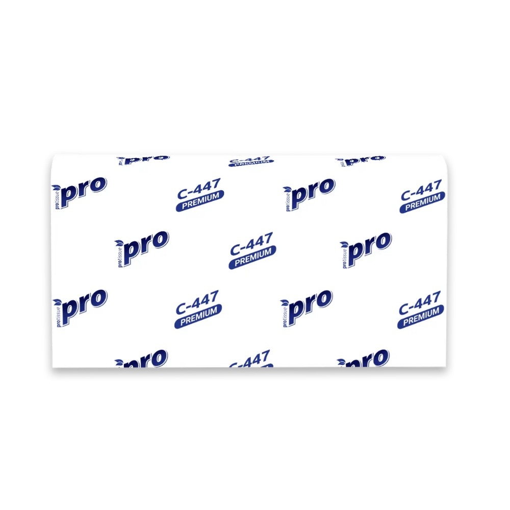 Полотенца бумажные  PROtissue W - сложение, 200 листов, 2 слоя, 100% целлюлоза