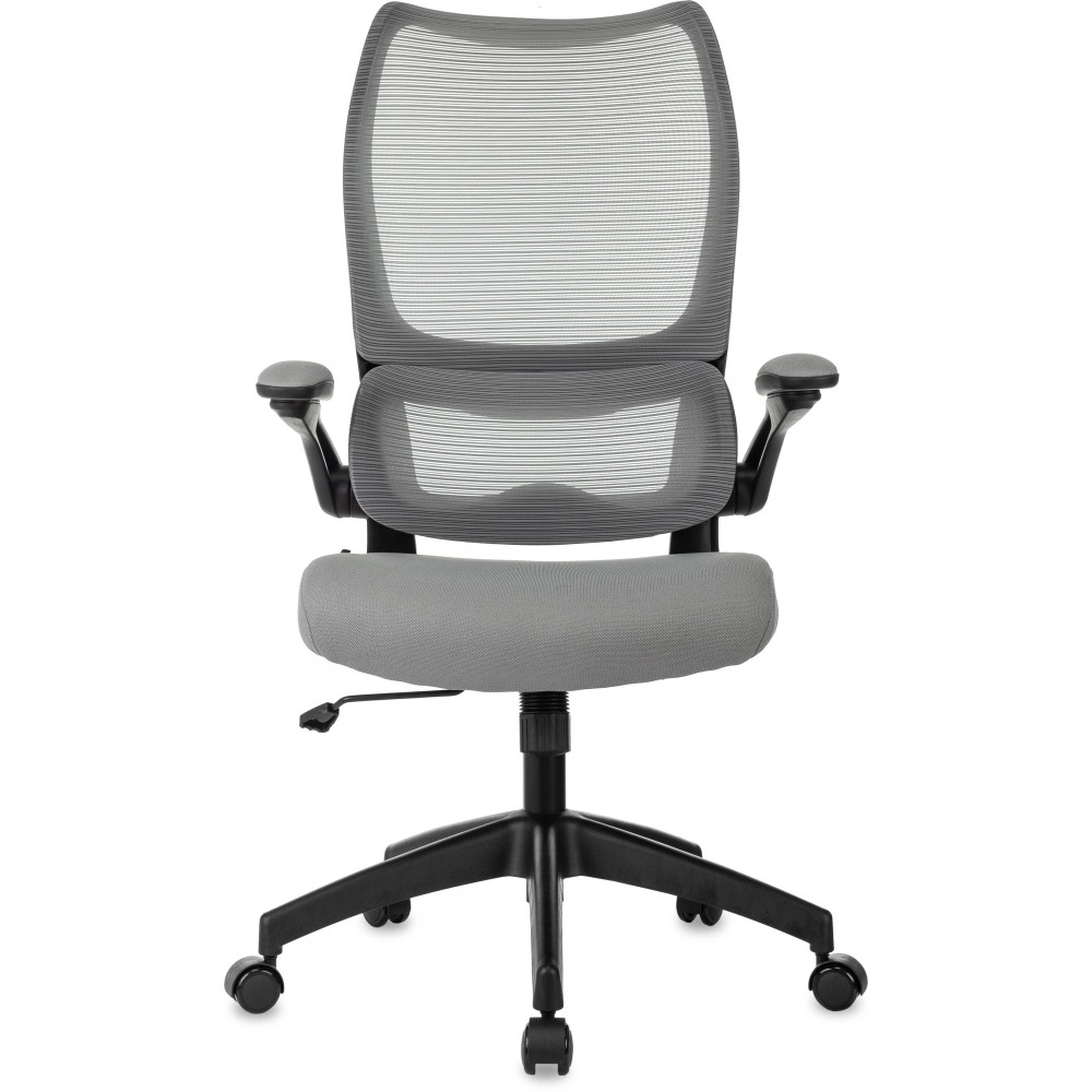 Кресло для руководителя Бюрократ Sigma 1 сетка, ткань, серый