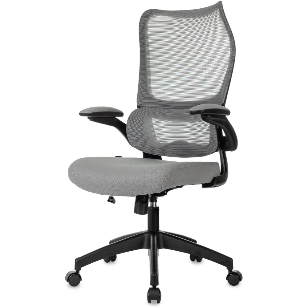 Кресло для руководителя Бюрократ Sigma 1 сетка, ткань, серый