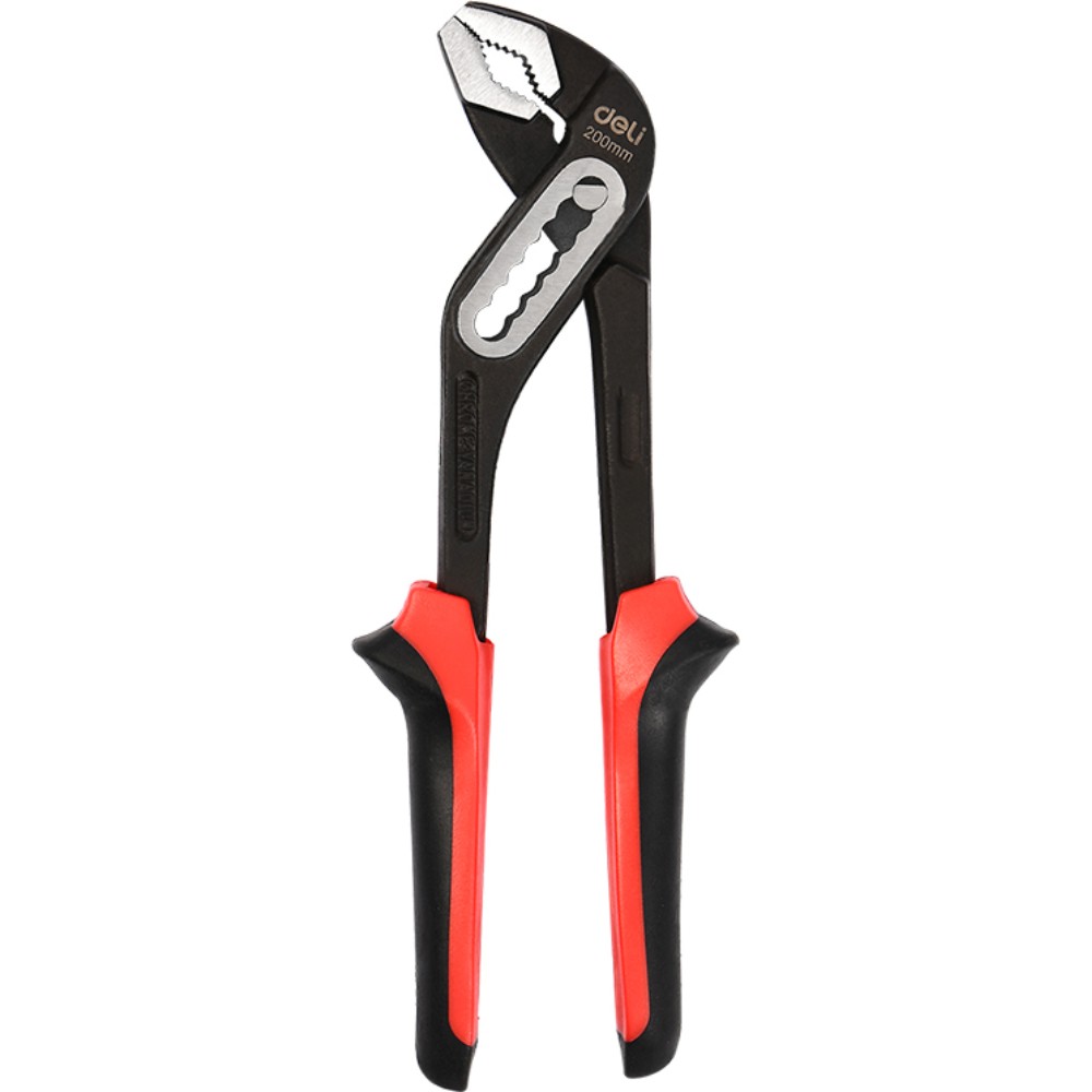 Клещи переставные Deli RS EDL2612Z, 300 мм, черный, красный