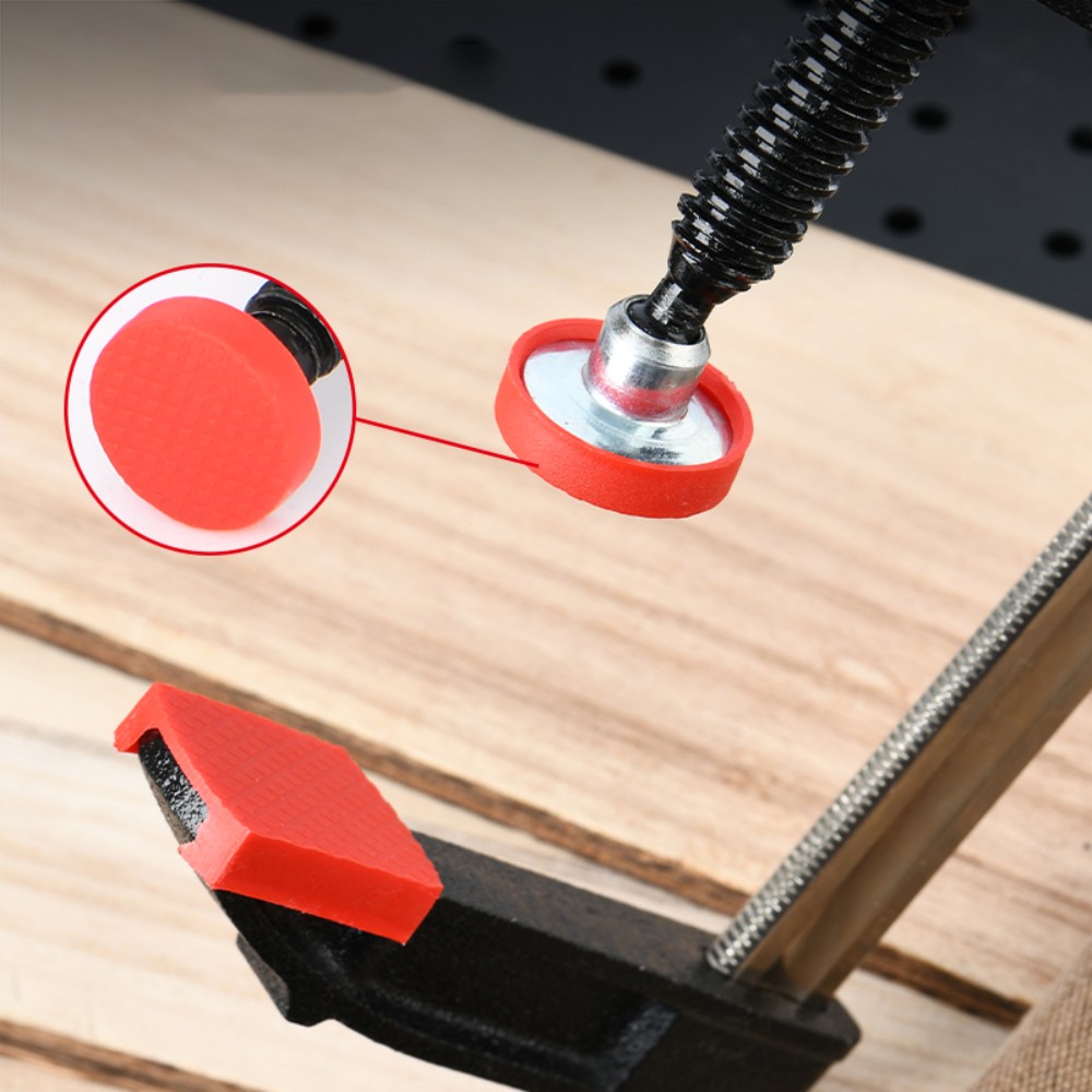 Струбцина F-образная Deli RS EDL110830Z, 80х300 мм, усиленная, черный, красный