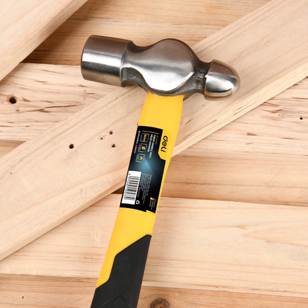 Молоток шаровой Deli YS EDL443020, 0,9 кг, фибергласовая рукоятка