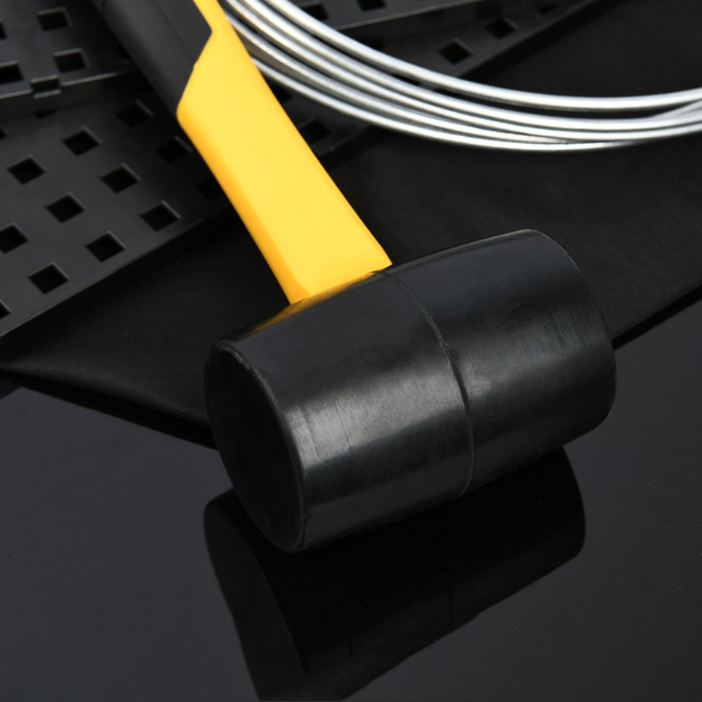 Киянка резиновая черная Deli YS EDL5916, 0,45 кг, фибергласовая рукоятка