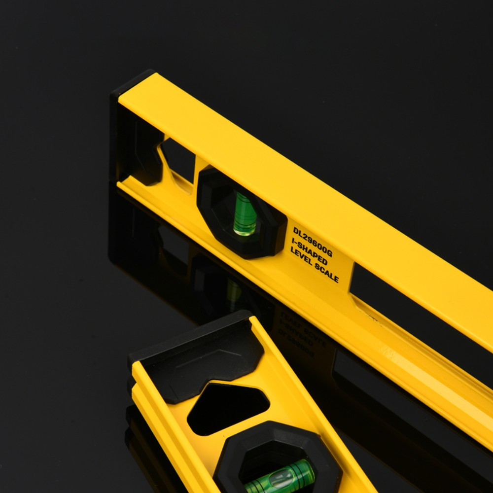 Уровень строительный Deli YS EDL29600G, 600 мм, рельсовый