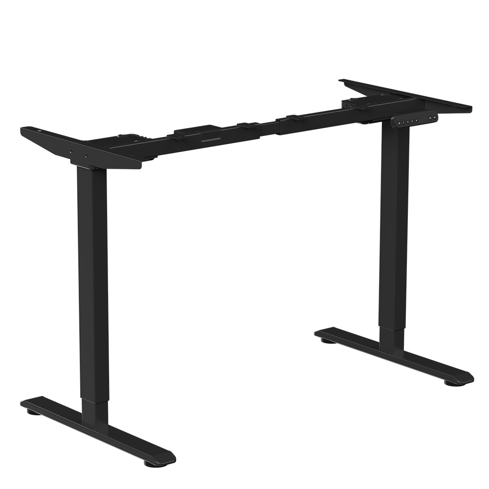 Каркас стола с электроприводом двухмоторный AOKE, Well Desk Prime, черный (AK2YJRT-TYDB2-M80-BK)
