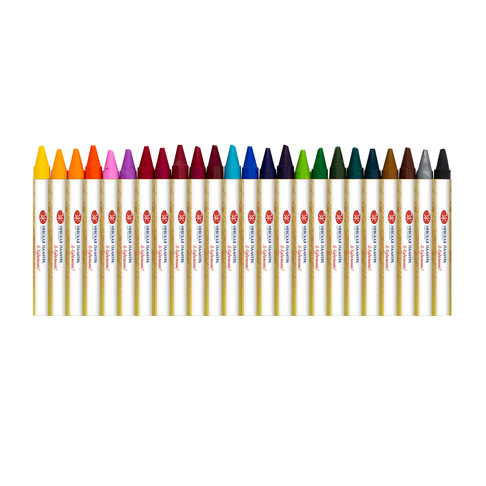 Мелки восковые 