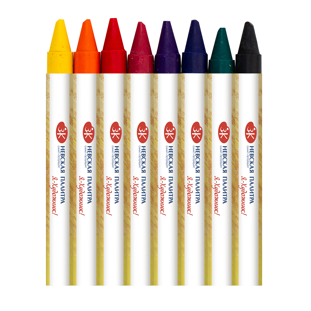 Мелки восковые 