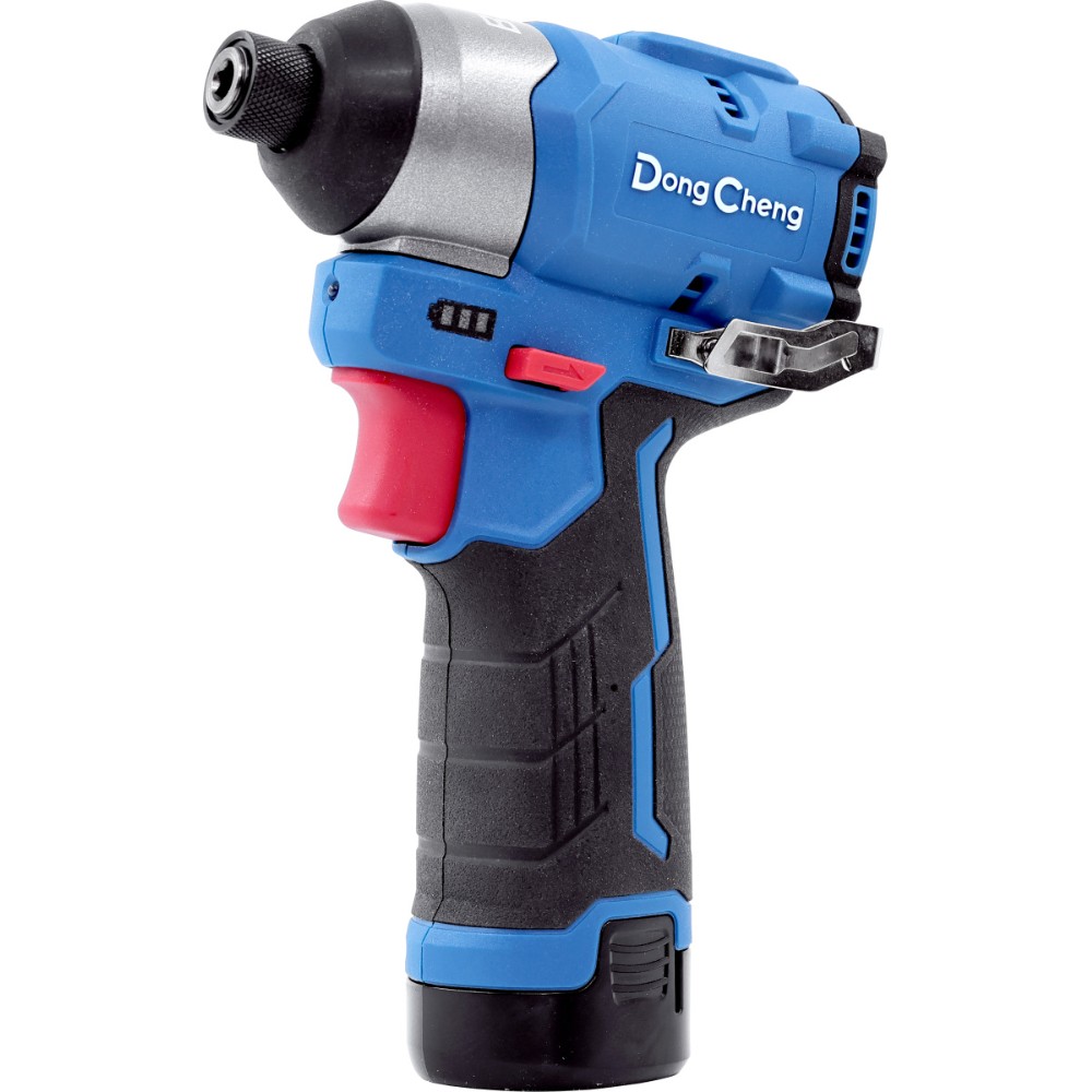 Аккумуляторный шуруповерт DongCheng DCPL04-8 (TYPE EK), 12 В, 140 Нм, 2 АКБ, 2 Ач, З/У 3 А