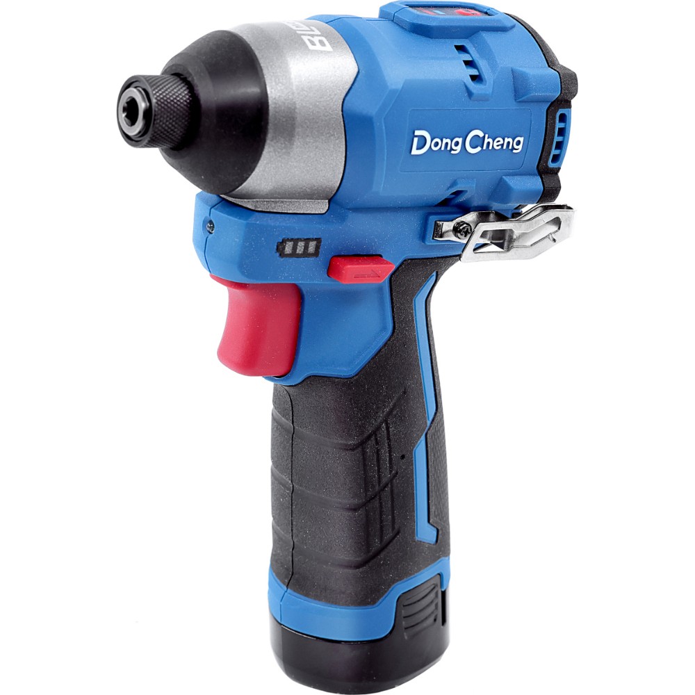 Аккумуляторный шуруповерт DongCheng DCPL04-8 (TYPE EK), 12 В, 140 Нм, 2 АКБ, 2 Ач, З/У 3 А