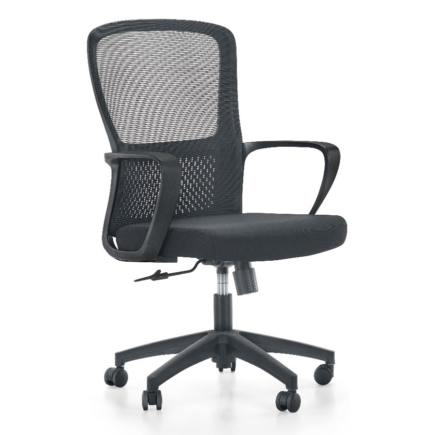 Кресло компьютерное SitZone U-069B, сетка, ткань, пластик, черный