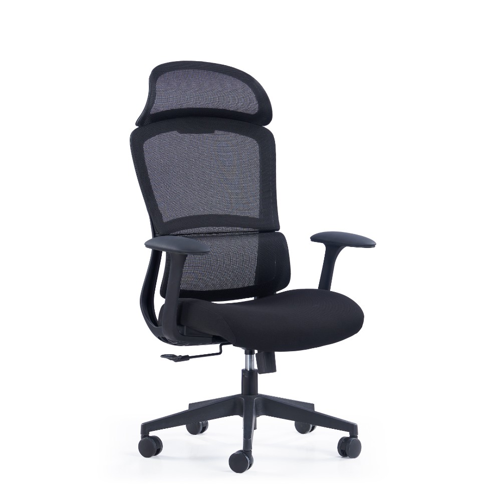 Кресло компьютерное SitZone CH-555A, сетка, ткань, пластик, черный