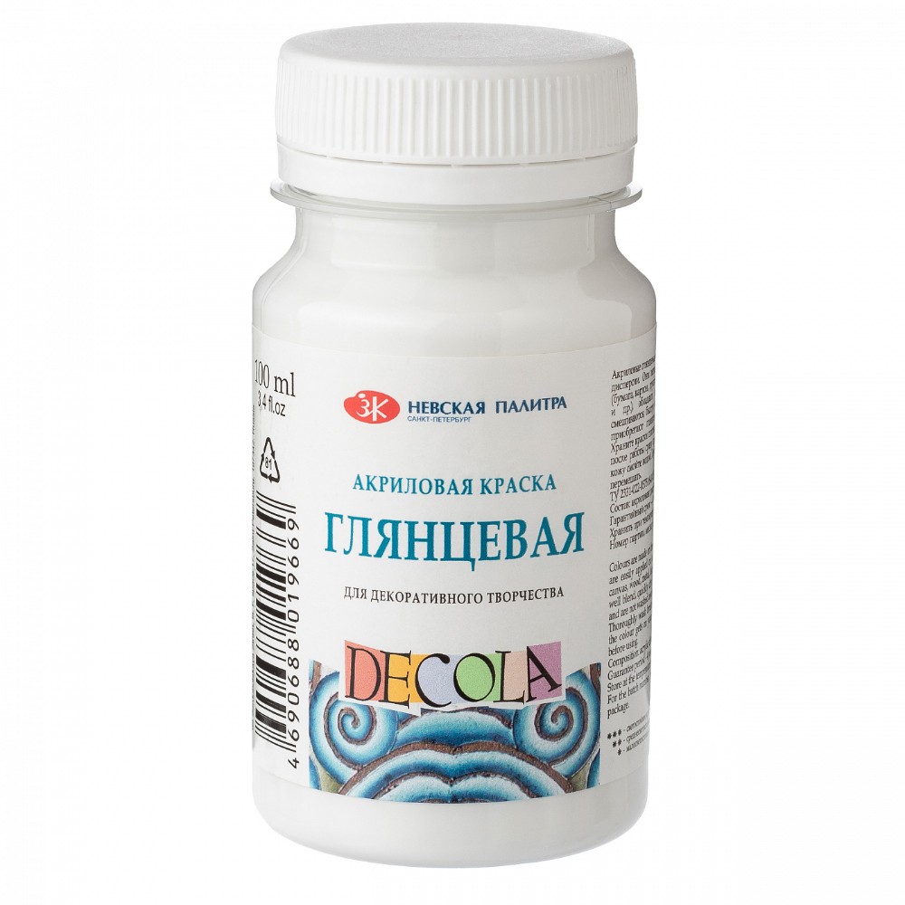 Краска акриловая глянцевая 