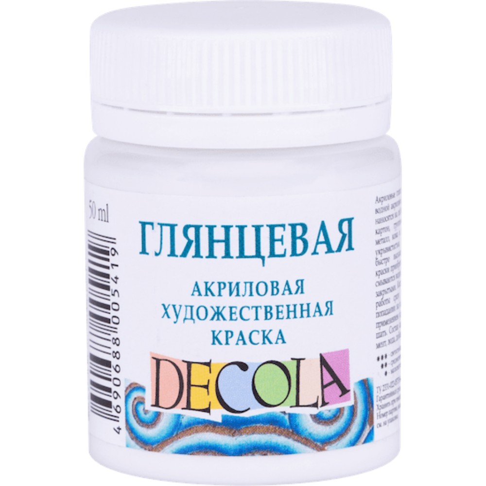 Краска акриловая глянцевая 