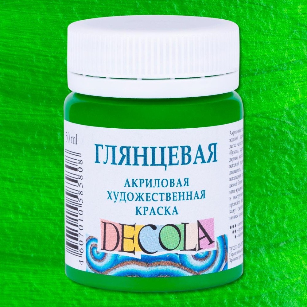 Краска акриловая глянцевая 