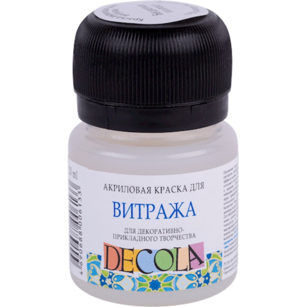 Краска акриловая для витража 