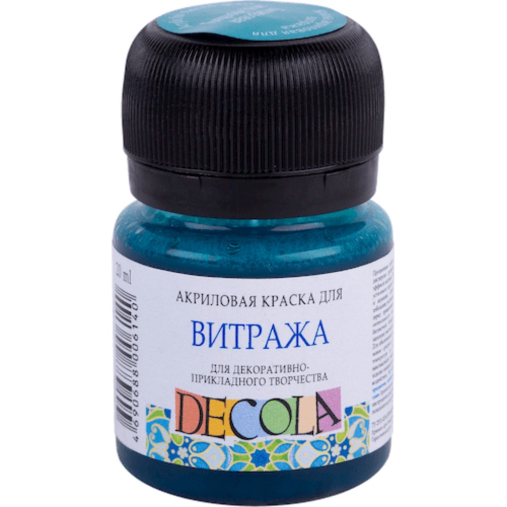 Краска акриловая для витража 