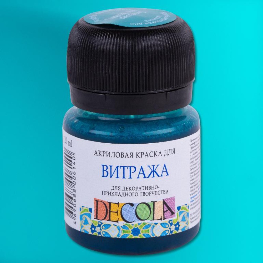 Краска акриловая для витража 